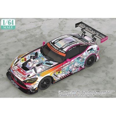 ☆優達團購☆日貨 842900 初音未來 AMG 2021 SUPER GT 第5戰 玩具車場景擺飾合金模型車限量收藏