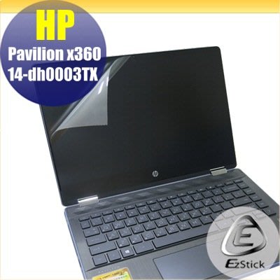 【Ezstick】HP X360 14-dh0004TX 靜電式筆電LCD液晶螢幕貼 (可選鏡面防汙或高清霧面)