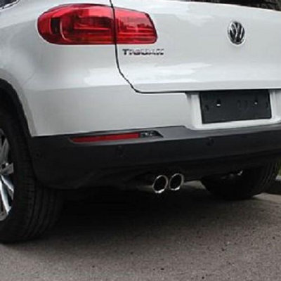 VW  TIGUAN 專用裝飾尾管 尾喉 排氣管 一對 304不銹鋼尾飾管滿599免運