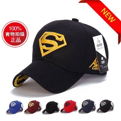 福品小舖 FP Shop ** SUPERMAN 超人 S 棉帽  帽子 賽車帽 棒球帽 棉帽 短帽