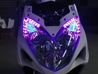 【炬霸科技】KYMCO Racing 雷霆 貓耳 燈眉 SMD LED=900元(完工價)。限店內安裝