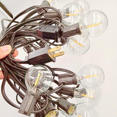 【綠色工場】G40 LED 塑膠燈串  + 延長線