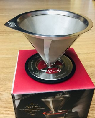 JUNIOR不銹鋼咖啡濾杯1-4人 JU2401可直接放在杯子上濾泡