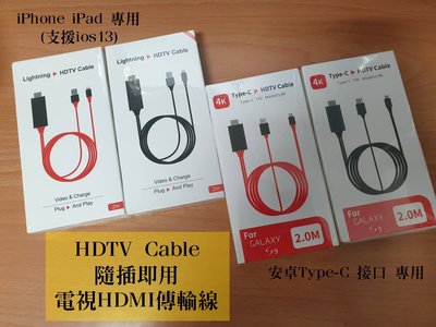 HDMI 高清電視HDMI傳輸線 電視線 iPhone手機 iPad 安卓手機 也可投屏在汽車螢幕上
