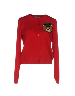 【琪琪時尚精品】 Moschino Couture 紅色小熊針織外套 -- 全新
