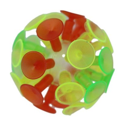 吸盤球 玻璃吸盤球 黏黏球/一個入(定15) 直徑約6cm 粘粘球童玩 玩具球 黏壁球-義-佳503103-1