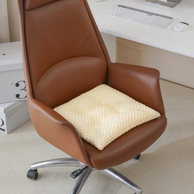 桌巾涼豆豆清涼夏季椅子坐墊43x43cm餐椅坐墊簡約風辦公加厚椅墊