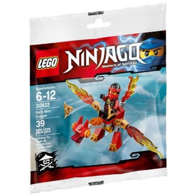 【現貨-新品商品】LEGO 樂高 NINJAGO 30422 赤地的迷你飛龍 積木 拼插 玩具