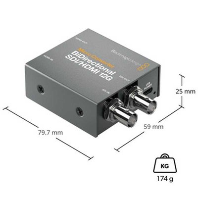 線材HDMI線Micro Converter BiDirectional SDI/HDMI 12G wPSU 視頻轉換器