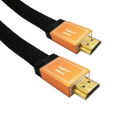 小白的生活工場*扁線(黑網包覆) HDMI公-HDMI公 1.4版 鍍金頭SU3203 (5M)