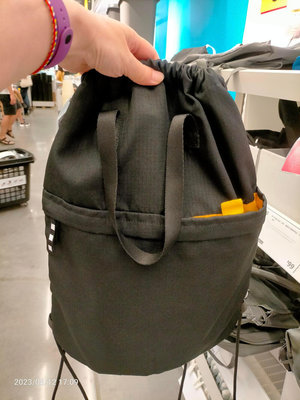 《藏貨出清》IKEA 便利抽繩背包+旅行購物袋