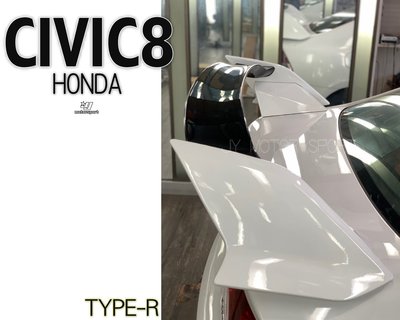 小傑車燈精品--全新 HONDA CIVIC 8 喜美八代 K12 改 十代 TYPE-R  ABS 尾翼 素材