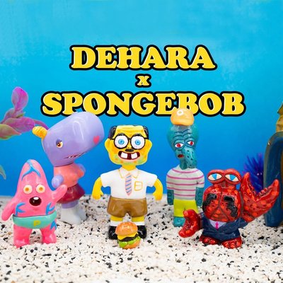 Dehara 聯名 海綿寶寶 收藏家套組 Unbox X DEHARA X SpongeBob .