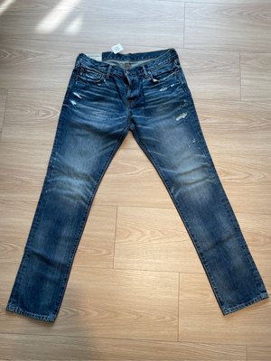 美國購入100% 正品真品AF Abercrombie & Fitch A&F Skinny jeans 33x32