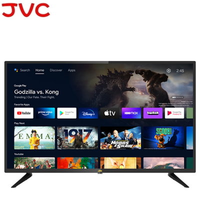 免第四台費用*網路電視【JVC】43吋 Google認證HD連網液晶顯示器《43M》3年保固