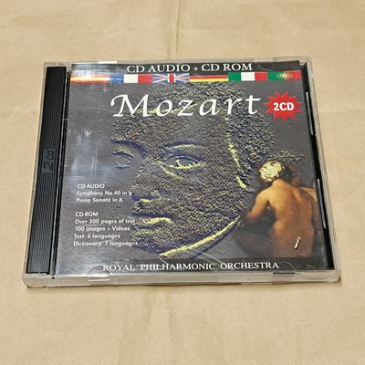 [D寶]CD~MOZART CD AUDIO+CD ROM 2CD 1998