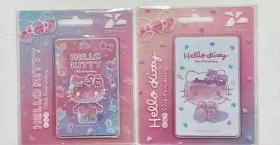 Hello Kitty 50週年悠遊卡-Clear pink/Clear heart