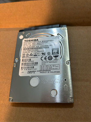 二手近全新Toshiba 500g 筆電用硬碟5400轉 2.5吋SSHD 固態混合硬碟，使用363小時