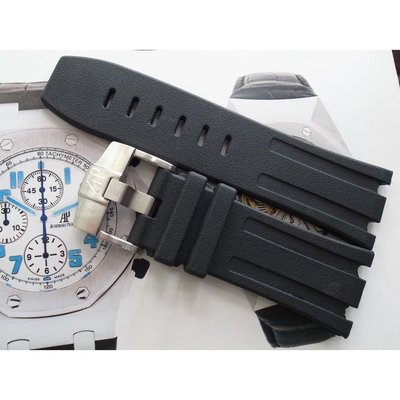 熱銷 28mm AP 橡膠錶帶休閒運動防汗防水錶帶, 適用於 AP26703ST 15703 皇家橡樹離岸型系列 42MM現貨