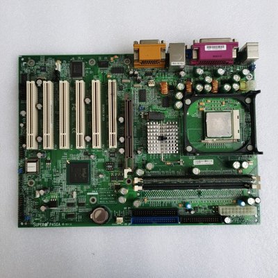現貨 SUPER超微 P4SGA+ REV 1.2 P4SGA 工控機主板 6個PCI插槽