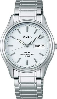 日本正版 SEIKO 精工 ALBA AEFD567 男錶 手錶 太陽能充電 日本代購