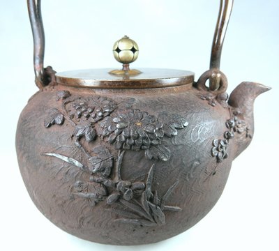 日本鐵壺～蠟模日本龜文款～日本龜文堂老鐵壺