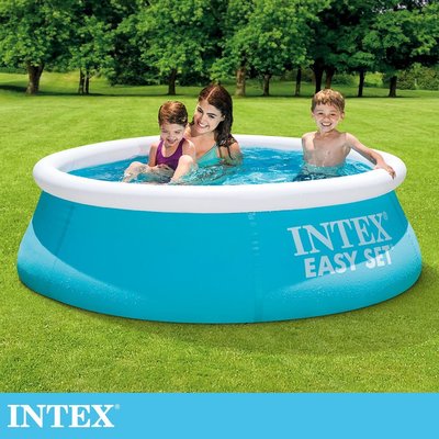 小江的店-【INTEX】簡易裝EASY SET游泳池183x51cm(880L)適用3歲+15120181(28101)