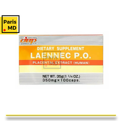 Paris MD💯日本代購 原裝正貨JBP萊乃康Laennec P.O加強版胎素精華胎盤素膠囊100粒黃盒