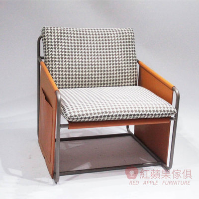 [紅蘋果傢俱] 極簡系列 SL-X2304 休閒椅 椅子 主人椅 棉麻 義式椅 現代椅 輕奢椅 單人沙發
