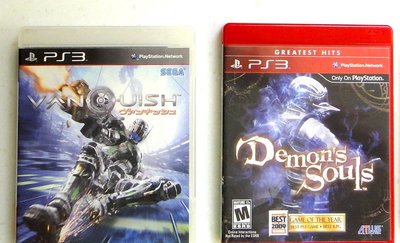 PS3 Demon's Souls/ Vanquish 遊戲片 二擇一