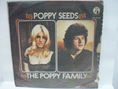 (百寶屋)早期友人長輩留下的...西洋The Poppy Family音樂團體 12吋黑膠唱片 買5片免運買十片再送一片