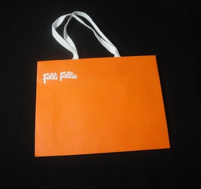 百貨專櫃品牌Folli Follie紙袋/手提袋/禮物袋/禮品袋/包裝袋/購物袋