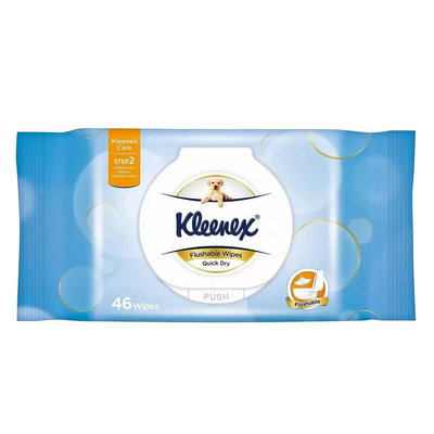 Costco 代購 現貨 Kleenex 舒潔 濕式衛生紙 46張 X 32入