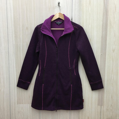 【愛莎＆嵐】TRAVELER 女 紫色刷毛保暖外套/ M  11302 16