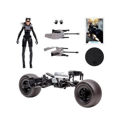 玩具鐵金剛  麥法蘭 DC 7吋 電影 黑暗騎士 蝙蝠機車載具 BatPod 及貓女 現貨