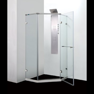 《振勝網》HCG 和成衛浴 精緻鑽石型 無框 五角型 淋浴拉門 淋浴門 / 8mm 強化清玻璃 / SR2F
