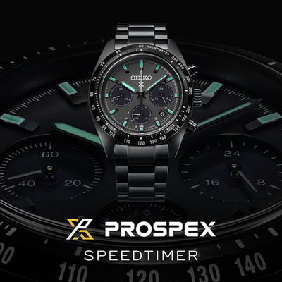 【SEIKO】精工 Prospex 夜視 熊貓錶 SSC917P1 太陽能 鋼錶帶 三眼計時男錶 V192-0AF0SD