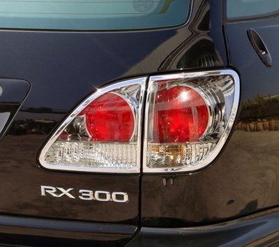 圓夢工廠 Lexus RX300 1998~2004 超質感 改裝 鍍鉻銀 車燈框飾貼 尾燈框 後燈框