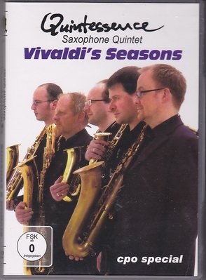 音樂居士新店#Quintessence Saxophone Quintet Seasons 薩克斯五重奏 四季 D9 DVD