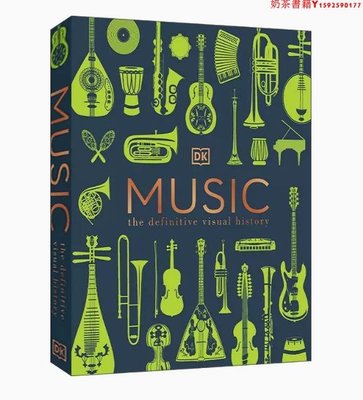 【預售】 Music 音樂 DK Dorling Kindersley 布魯斯爵士嘻哈等一部完整和諧的音樂史藝術書籍·奶茶書籍