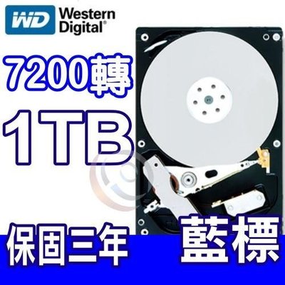 有貨 WD 10EZEX WD10EZEX 1T 1TB 藍標 64M 三年保 SATA3 3.5吋 內接硬碟