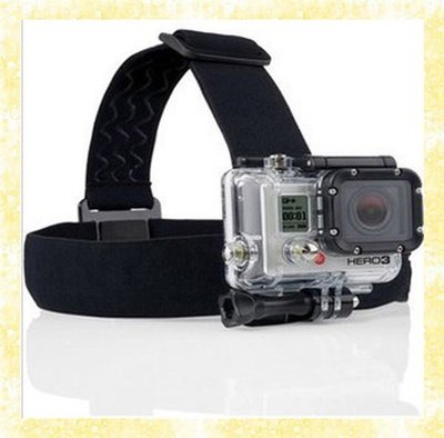 【附發票】GoPro Hero2 3 3+ 4 副廠 頭戴頭帶 頭燈式束帶 頭燈式固定帶 【BGPA24】