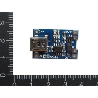 MINI USB版 1A鋰電池充電與保護一體板 充電保護 二合一充電模組 w2 [ 165487 ]