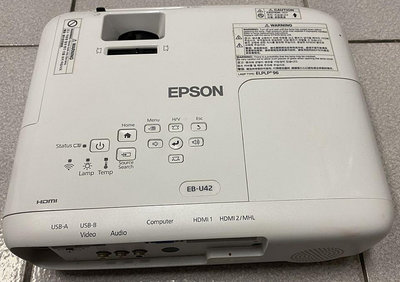 二手-EPSON投影機(Model：EB-U42)