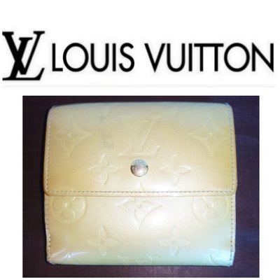 Louis Vuitton經典款 LV 對摺Vernis皮夾 4卡短夾 發財夾 零錢包$488 一元起標 有BV