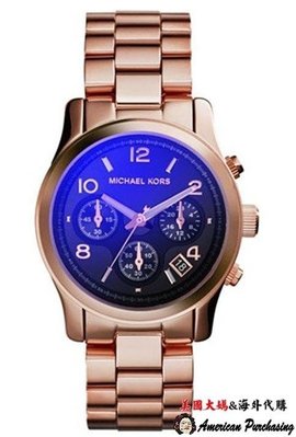 潮牌MICHAEL KORS 經典手錶 鑲晶鑽玫瑰金腕錶 不銹鋼錶帶 MK5940-雙喜生活館