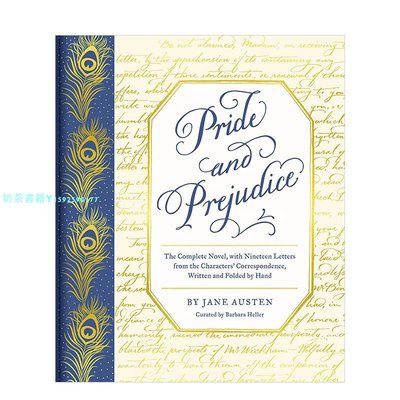 【現貨】【內含花體字信件】Pride and Prejudice傲慢與偏見 簡奧斯丁Jane Austen 英文文學小說書籍