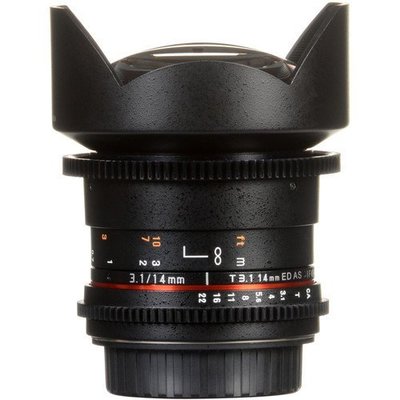 彩色鳥(三陽 電影 鏡頭 出租)租Samyang 14mm T3.1 VDSLRII Cine Lens EF