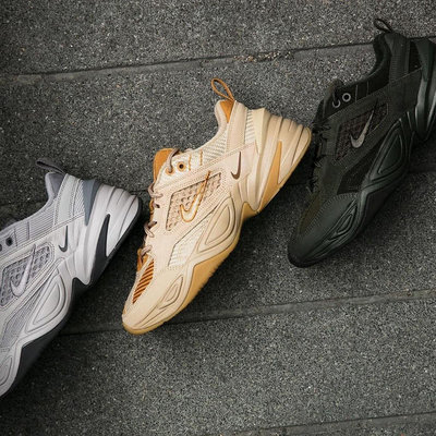 ☆CHIN代購☆ Nike M2k Tekno 麂皮 狼灰 老爹鞋 BV0074-001 灰 綠 奶茶 現貨