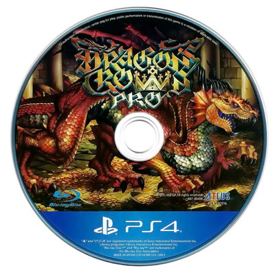 【二手遊戲】PS4 魔龍寶冠 專業版 4K畫質 可4人遊玩 DRAGON'S CROWN PRO 中文版 裸裝 台中
